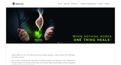 Desktop Screenshot of genovabiotech.com
